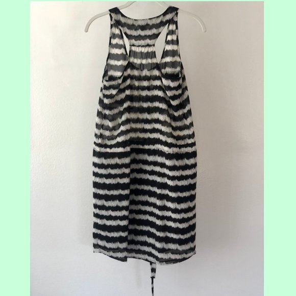 Bar III Striped Summer Tie-Waist Dress - Picture 3 of 6